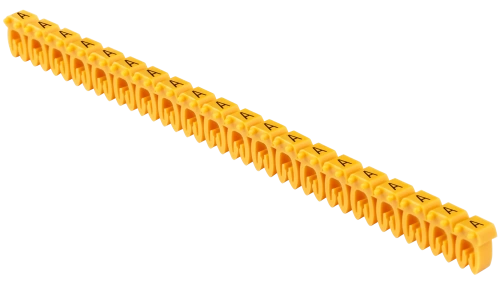 Маркер откр. тип KE 0,75-1,5мм2 символ "A" (200шт/упак) IEK Маркер откр. тип KE 0,75-1,5мм2 символ "A" (200шт/упак) IEK