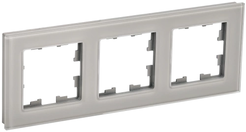 BRITE Рамка 3-мест. РУ-3-2-БрД стекло дым. IEK BRITE Рамка 3-мест. РУ-3-2-БрД стекло дым. IEK