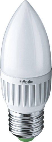 Лампа светодиодная Navigator LED 94 493 NLL-C37-7-230-2.7K-E27-FR свеча матовая
