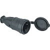 Розетка каучук переносная 1-я Navigator 61 369 NCA-SKR01-16A-E-IP44-BL 1гн с/з черная