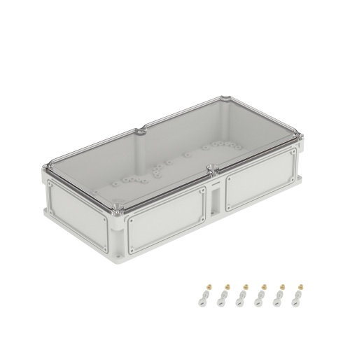 Корпус IP67,600х300х146 (выс.крышки 21),стнк.выбв.флнц.,прозр.крыш. (упак. 1 шт)