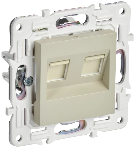 SKANDY Роз. комп. 2-ая RJ45 кат.6 SK-K04B беж. IEK SKANDY Роз. комп. 2-ая RJ45 кат.6 SK-K04B беж. IEK