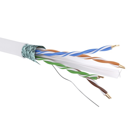 Кабель CAT 6, F/UTP, Hг(A)-LSLTx, бухта 305м, серый