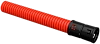 ELASTA Труба гофр. двустенная ПНД d=40мм красная (25м) IEK