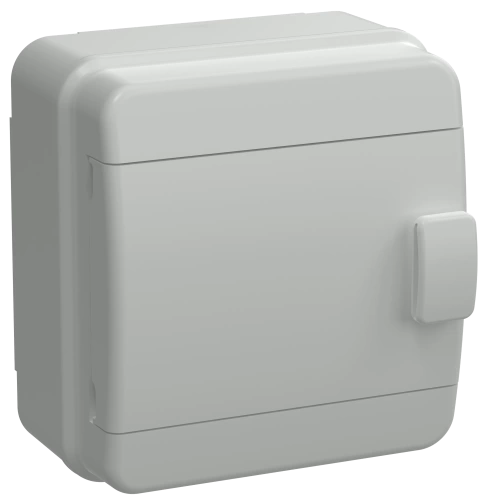 TEKFOR Корпус пласт. КМПн-6 IP65 сер. непрозр. дверь IEK