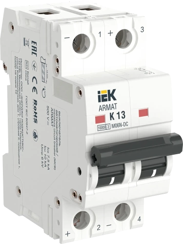 ARMAT Авт. выкл. M06N-DC 2P K 13А IEK