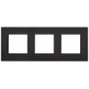 14-5203-05 Эл/ус ЭРА Рамка на 3 поста, металл, Эра Elegance, чёрный+антр