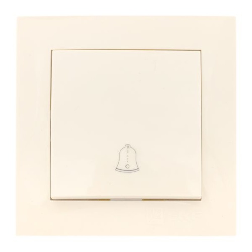 Валенсия кнопка звонка 10А кремовая EKF PROxima Валенсия кнопка звонка 10А кремовая EKF PROxima