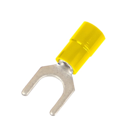 Наконечник вилочный с изолир.фланцем ПА, легкий ввод жилы, 2,5-6 кв.мм М5 (д.5,3 мм) (НВИ) Наконечник вилочный с изолир.фланцем ПА, легкий ввод жилы, 2,5-6 кв.мм М5 (д.5,3 мм) (НВИ)