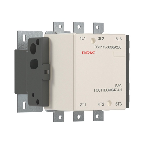Магнитный контактор DSC115-3C00A230 115А 55кВт (AC3) кат 220В AC Магнитный контактор DSC115-3C00A230 115А 55кВт (AC3) кат 220В AC