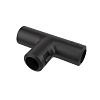 Тройник открывающийся, IP40, д.16мм, черный