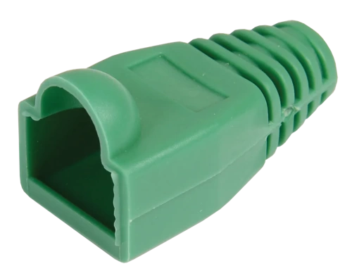 Колпачок изолирующий для разъема RJ45, PVC, ЗЕЛЕНЫЙ