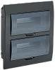 Корпус модульный пл. встр. ЩРВ-П-24 черный IP41 IEK