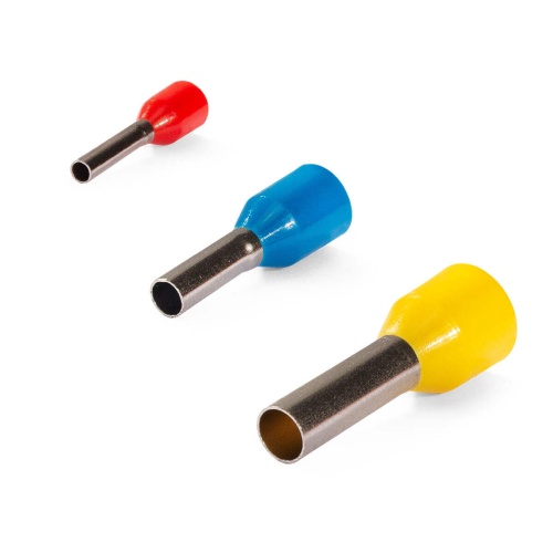 Наконечник штыревой втулочный изолированный НШВИ 2,5-12 серия ЕВРО (КВТ) Наконечник штыревой втулочный изолированный НШВИ 2,5-12 серия ЕВРО (КВТ)