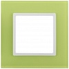 14-5101-26 Эл/ус ЭРА Рамка на 1 пост, стекло, Эра Elegance, лайм+бел