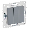 SKANDY Выключ. 3-кл. 10А SK-V11Gr сер. IEK