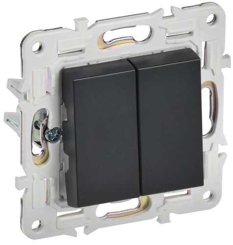 SKANDY Выключ. 2-кл. прох. 10А SK-V05Bl черн. IEK SKANDY Выключ. 2-кл. прох. 10А SK-V05Bl черн. IEK