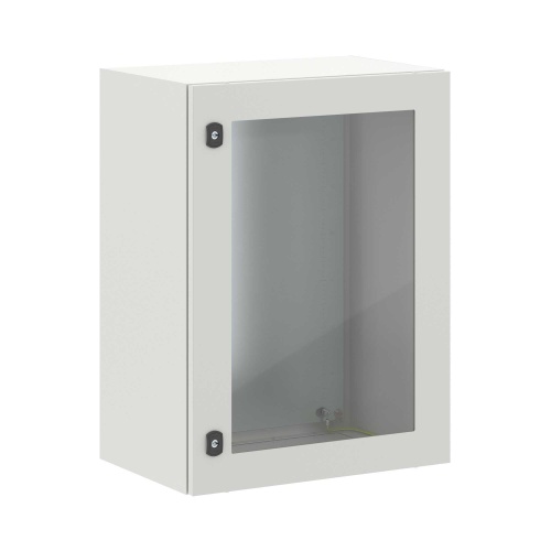 Корпус навесной STE с М/П с прозрачной дверью ВхШхГ 800x600x400 мм