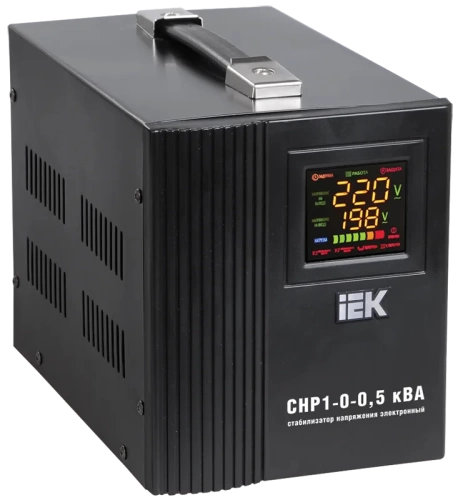 Стабилизатор напряжения СНР1-0- 0,5 кВА электронный переносной ИЭК