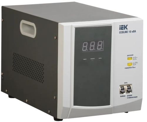 Стабилизатор напряжения переносной серии Ecoline 10 кВА IEK
