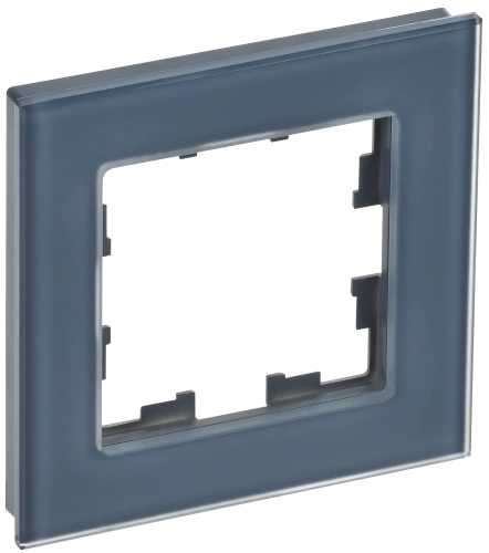 BRITE Рамка 1-мест. РУ-1-2-Бр стекло маренго матовый IEK