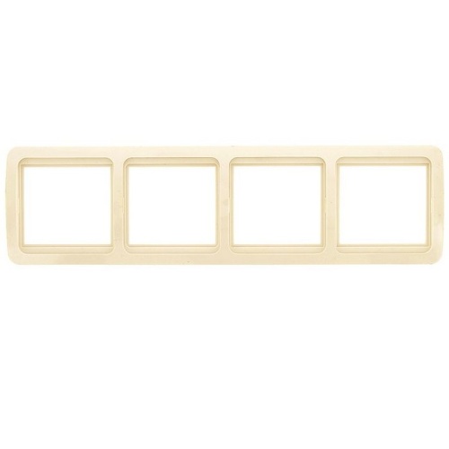 Лондон Рамка 4-местная горизонтальная бежевая EKF PROxima