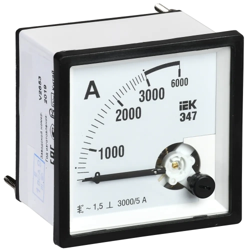 Амперметр Э47 3000/5А кл. точн. 1,5 96х96мм