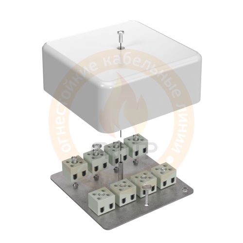 Коробка огнестойкая для к/к 40-0470-FR16.0-4 Е15-Е120 103х103х45 Промрукав