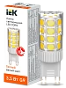 Лампа LED CORN капсула 3,5Вт 230В 3000К керамика G9 IEK