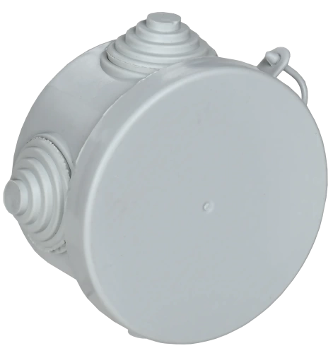 Коробка расп. КМ для о/п D=65х40мм IP54 4 вв (7035) GENERICA