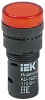Лампа AD16DS(LED)матрица d16мм красный 110В AC/DC  ИЭК