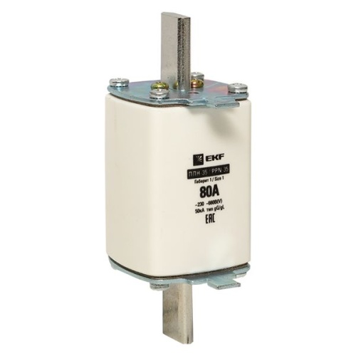Плавкая вставка ППН-35 250/ 80А габарит 1 EKF