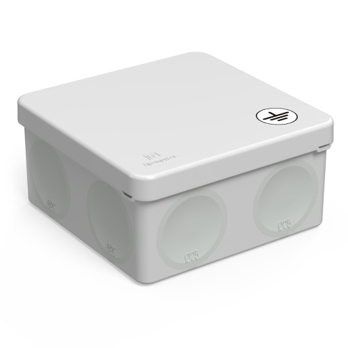 Коробка уравнивания потенциалов (КУП) 60-0300-У для прямого монтажа двухкомпонентная безгалогенная (HF) 100х100х50 (66шт/кор) Промрукав Коробка уравнивания потенциалов (КУП) 60-0300-У для прямого монтажа двухкомпонентная безгалогенная (HF) 100х100х50 (66шт/кор) Промрукав