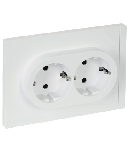 FORTE&PIANO Роз. 2-я с з/к з/ш б/к 16А FP223 бел. IEK FORTE&PIANO Роз. 2-я с з/к з/ш б/к 16А FP223 бел. IEK