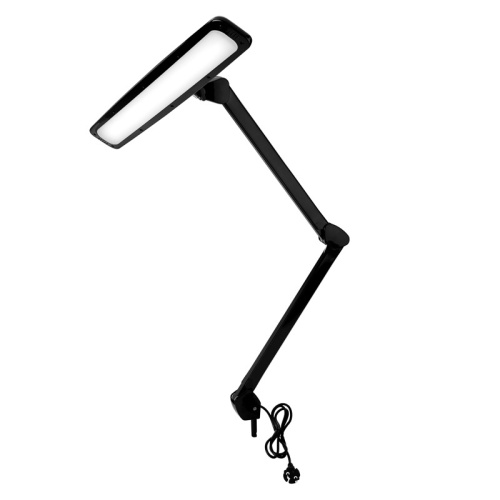 Лампа настольная бестеневая, струбцина, ECO light, 84 SMD LED, сенсорный диммер, черная REXANT Лампа настольная бестеневая, струбцина, ECO light, 84 SMD LED, сенсорный диммер, черная REXANT