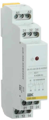 Промежут. реле.OIR 3 конт (8А). 24 В AC/DC IEK