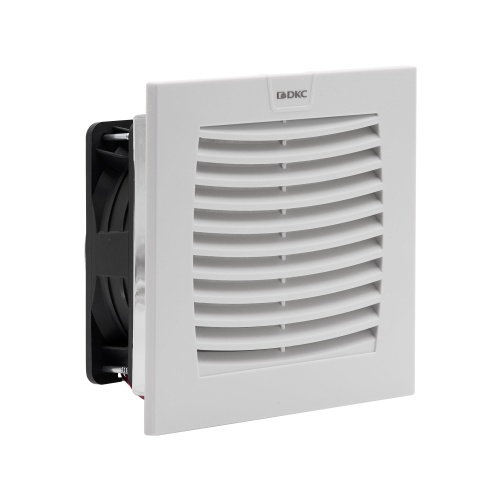 Вентилятор с фильтром ЭМС 120 м3/ч, 12В DC, 152х152 мм, IP54