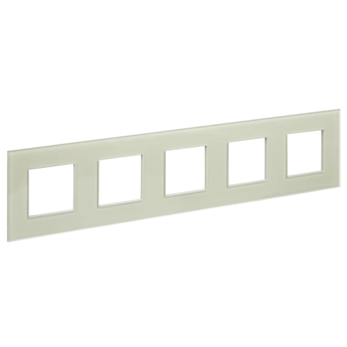 SKANDY Рамка 5-мест. SK-F25B стекло беж. IEK