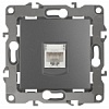 12-3107-12 Эл/ус ЭРА Розетка информационная RJ45, IP20, Эра12, графит