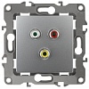 12-3113-03 Эл/ус ЭРА Розетка RCA, IP20, Эра12, алюминий