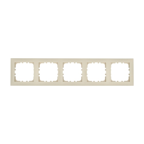Рамка 5-постовая (бежевый) LK60