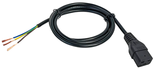 ITK Кабель электропитания PDU 3х1,5 2М C19-б/р