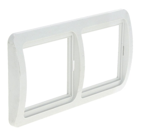 Лондон Рамка 2-местная горизонтальная бежевая EKF PROxima