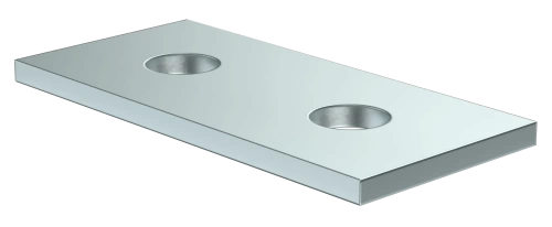 Пластина соед. с 2 отверстиями для STRUT-профиля EZ IEK