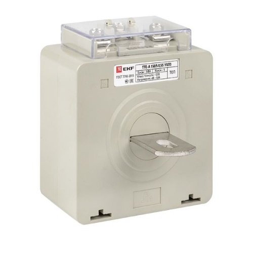 Трансформатор тока ТТЕ-A-150/5А с клеммой напряжения класс точности 0,5S EKF PROxima Трансформатор тока ТТЕ-A-150/5А с клеммой напряжения класс точности 0,5S EKF PROxima