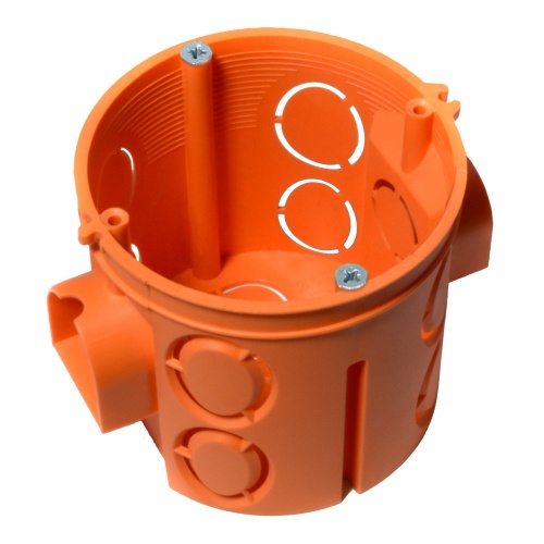 Коробка установочная углубленная 80-0510-2С стойкая к горению (ПВ-2) 64х60 (140шт/кор) Промрукав