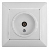 4-301-01  Intro Розетка TV одиночная, СУ, Solo, белый