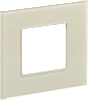 SKANDY Рамка 1-мест. SK-F21B стекло беж. IEK