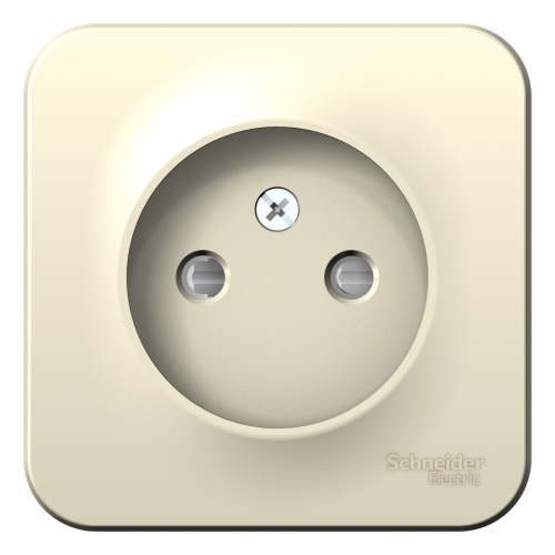 BLANCA О/У РОЗЕТКА без заземл. со шторк. ИЗОЛ.ПЛ., 16А, 250В, МОЛОЧНЫЙ BLANCA О/У РОЗЕТКА без заземл. со шторк. ИЗОЛ.ПЛ., 16А, 250В, МОЛОЧНЫЙ