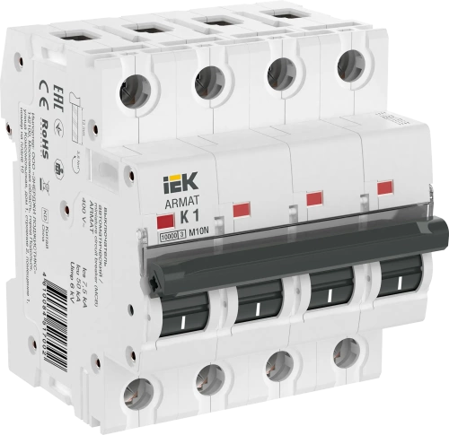 ARMAT Авт. выкл. M10N 4P K 1А IEK